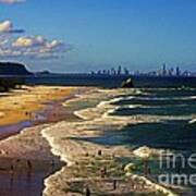 Gold Coast Beaches #1 Art Print