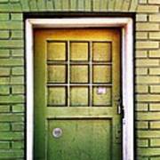 Green Door #1 Art Print