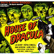 House Of Dracula, Glenn Strange, John #1 Art Print