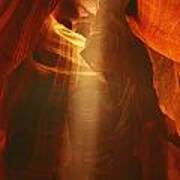Pillars Of Light - Antelope Canyon Az #1 Art Print