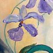 Purple Orchids #1 Art Print