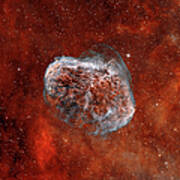 The Crescent Nebula With Soap-bubble #1 Art Print
