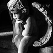 Thoughtful Cherub #1 Art Print