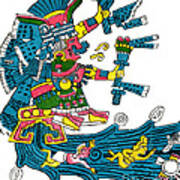 Xochiquetzal, Aztec Goddess Of Beauty & #1 Art Print