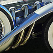 1929 Duesenberg Model J Dual Cowl Phaeton Tires Art Print