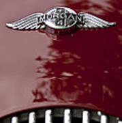 1960 Morgan Plus Four Drophead Coupe Hood Emblem Art Print