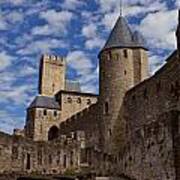 Chateau Comtal Of Carcassonne Fortress #2 Art Print
