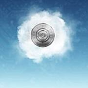 Cloud Computing, Conceptual Artwork #2 Art Print