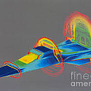 Hyperx Hypersonic Aircraft Art Print