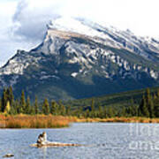 Mt Rundle Banff National Park #2 Art Print