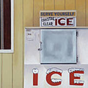 Alaskan Ice Art Print