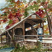 Autumn In Knoebels Grove Art Print