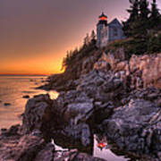 Bass Head Harbor Lighthouse Art Print