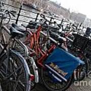 Bikes In Amsterdam Art Print