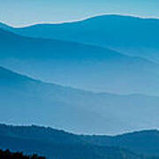 Blue Ridges Panoramic Art Print