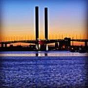 Bolte Bridge. #instagramhub #sunset Art Print