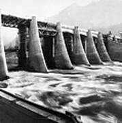 Bonneville Dam, 1936 Art Print