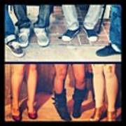 Boys&girls Club... #vans #shoes #feet Art Print