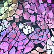 Broken glass mosaic Canvas Gallery Wraps, gift idea, wall art