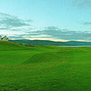 Brora Links Hotel Art Print