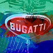Bugatti Badge Art Print