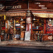 Cafe - Ny - Chelsea - Tello Ristorante Art Print