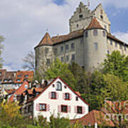 Castle In Meersburg Germany Art Print