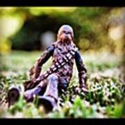Chewy Hanging Out On My Lawn #toy Art Print