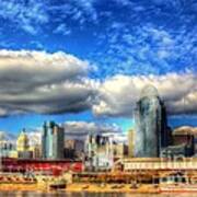 Cincinnati Skyline 2012 - 2 Art Print