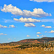 Cloudy Wyoming Sky Art Print