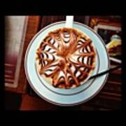#coffee #capuccino #goodmorning #cup Art Print