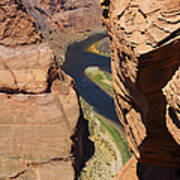 Colorado River At Horseshoe Bend Art Print