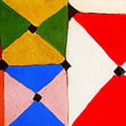 Colored Tiles Art Print