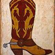 Cowboy Boot Art Print