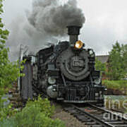 Crossing The Animas In Rain 2 Art Print