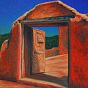 Doorway To Las Trampas Art Print