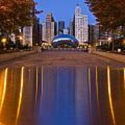 Down The Aisle Toward Cloudgate Art Print