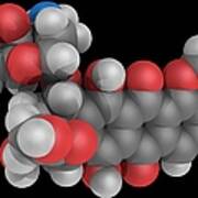 Doxorubicin Drug Molecule Art Print