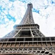 #eiffel #tower #paris #sky #skyporn Art Print