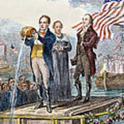 Erie Canal Opening, 1825 Art Print