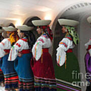 Ethnic Ecuadorian Dancers Art Print