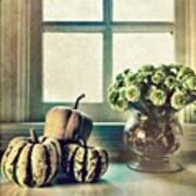 Fall Still Life #fall #pumpkins Art Print