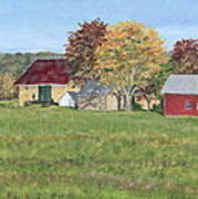 Farm On Ridge Road Art Print