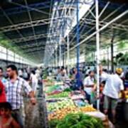 Fethiya Market #fethiya #snapseed Art Print