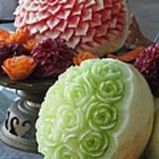 Fruit Carving Art Print