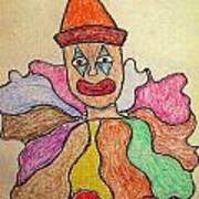 Happy Clown Art Print