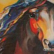 Horse Painting Art Print