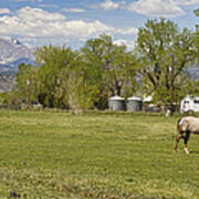 Hygiene Colorado Boulder County Scenic View Art Print