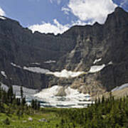 Iceberg Lake And Melting Many Glacier Art Print