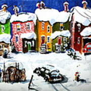 It Snowed Again Last Night Art Print